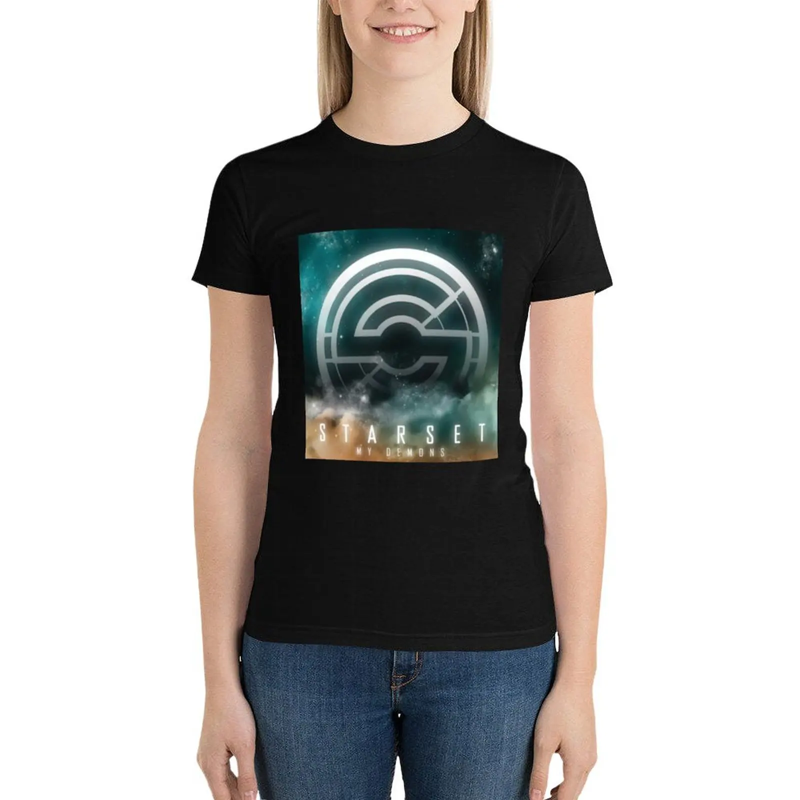 

starset starset T-Shirt plus size tops anime clothes graphics aesthetic clothes new edition t shirts for Women