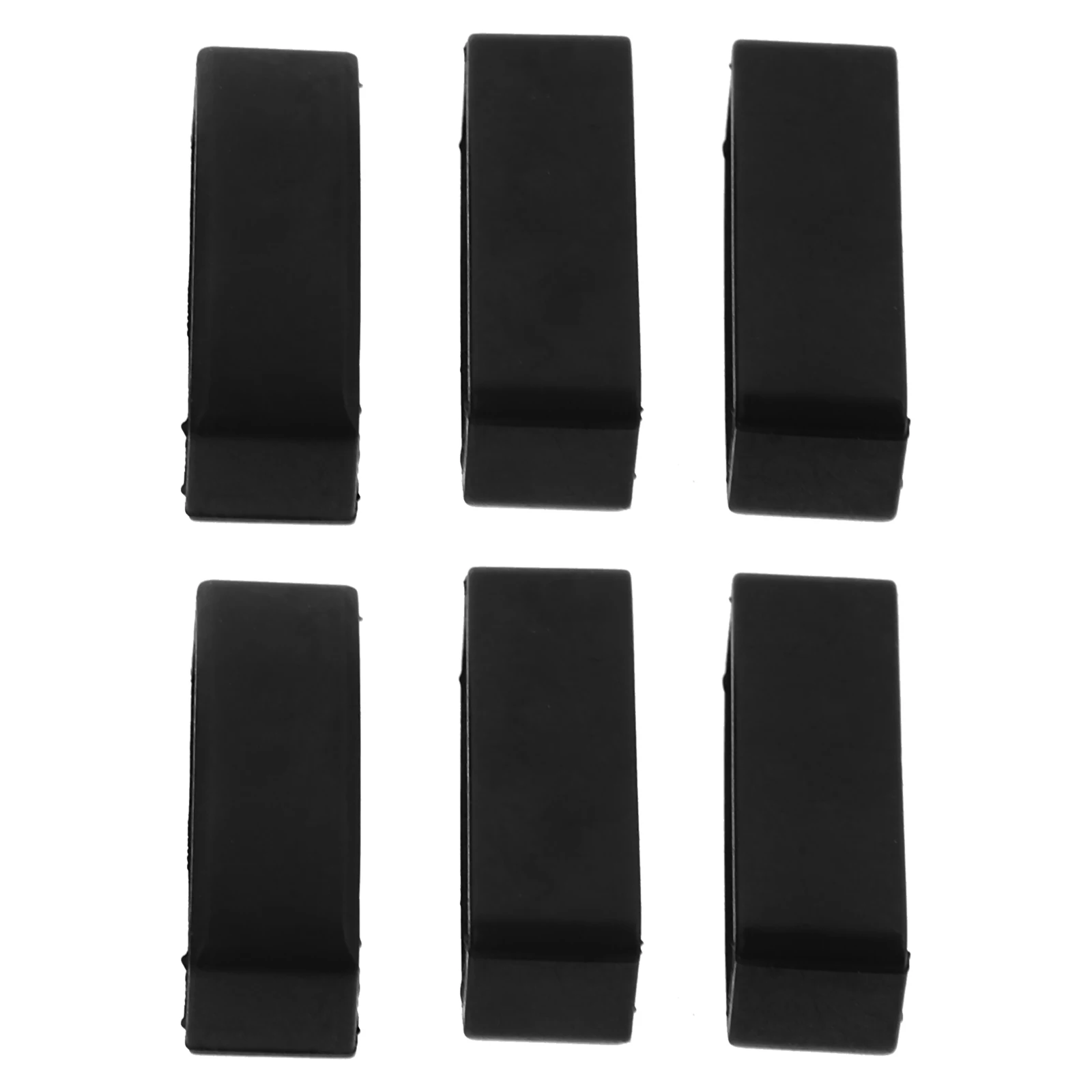 

6pcs Watch Strap Keepers Replacement For Band Loop Tpu Fastener Buckle Connector Durable Easy Install Flexible Band