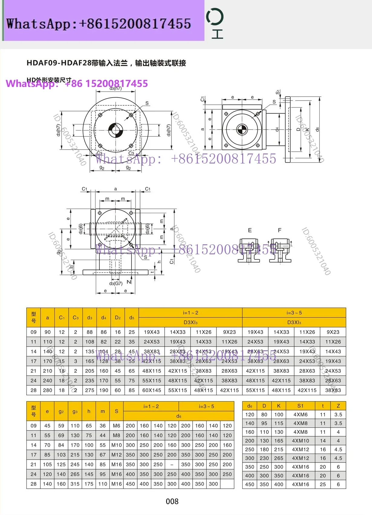 HD steering box HD09 HDA11 HDAF14 spiral taper commutator, right angle bevel gear reducer view 6