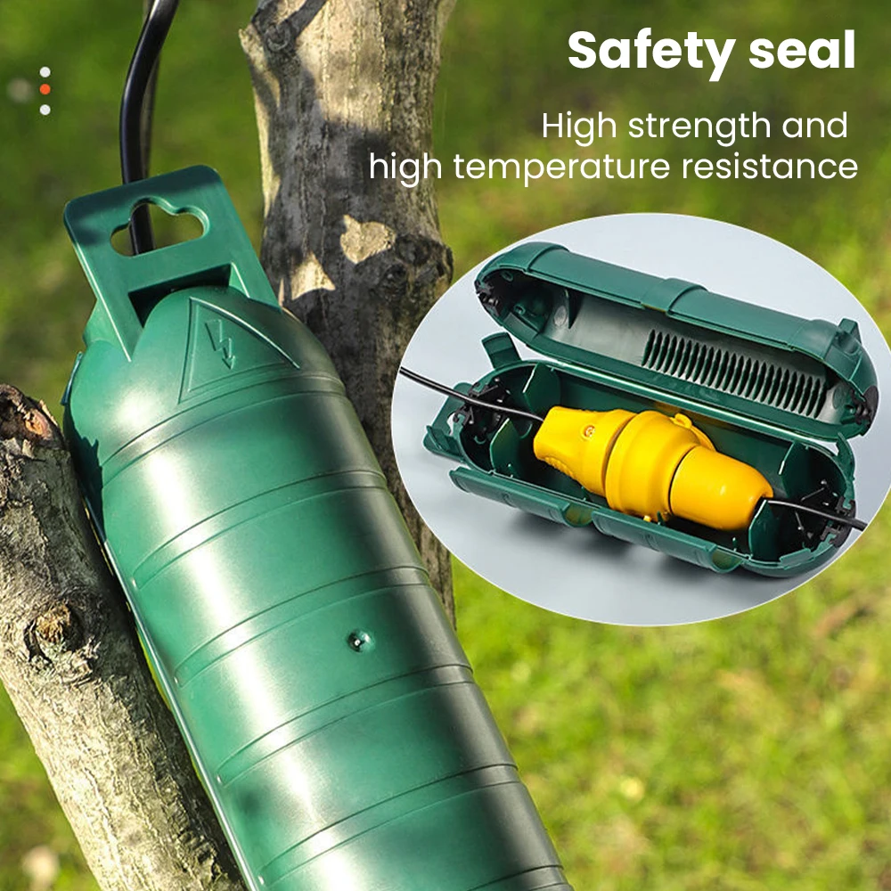 

Outdoor Electrical Safety Cover - Waterproof & Weatherproof Seal - Protects Extension Cord Plugs,Easy to Use