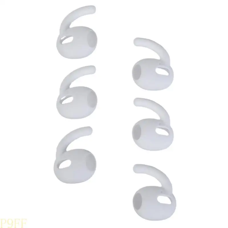 CS1W 3PAIERS GANZOS EAR MANEGAS MANECIONES EARTAS PARA PODS 3 PLUGS SILICONA DURABLE