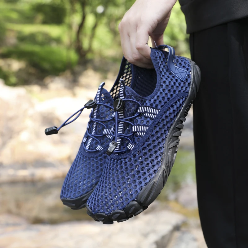 

Unisex Water Shoes Safety Luxury Designer Non-Slip Men Comfortable Fitness Waterproof Lace Up Walking Shoes Women Wading Shoes