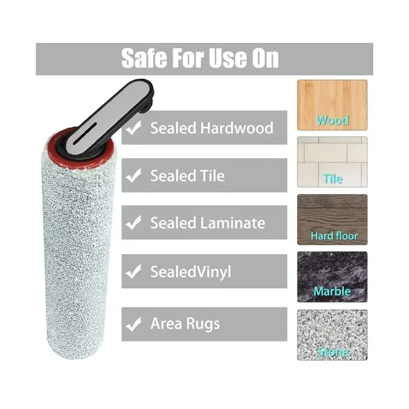 ل Dreame H14 Pro / H20 Ultra/H30 Ultra H13 Pro الطابق الغسيل مكنسة كهربائية فرشاة دوارة مرشحات Hepa الملحقات #3