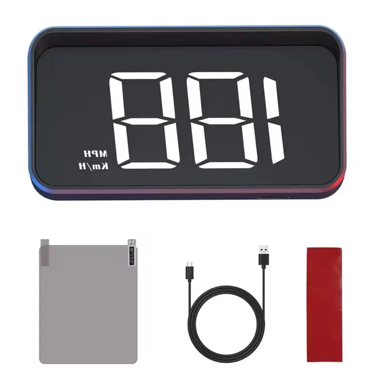 AEA6-M2 Universal Car HUD Head Up Display Slim Dashboard Speed Projector Auto Brightness For All Vehicles