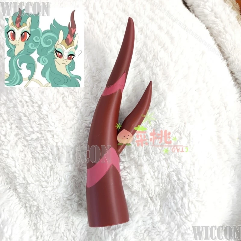 

Autumn Blaze My Cute Little Animal Pony Kirin Cosplay Prop Horn Brown Color Girl Women Cos Carnival Comic Con Party Customized