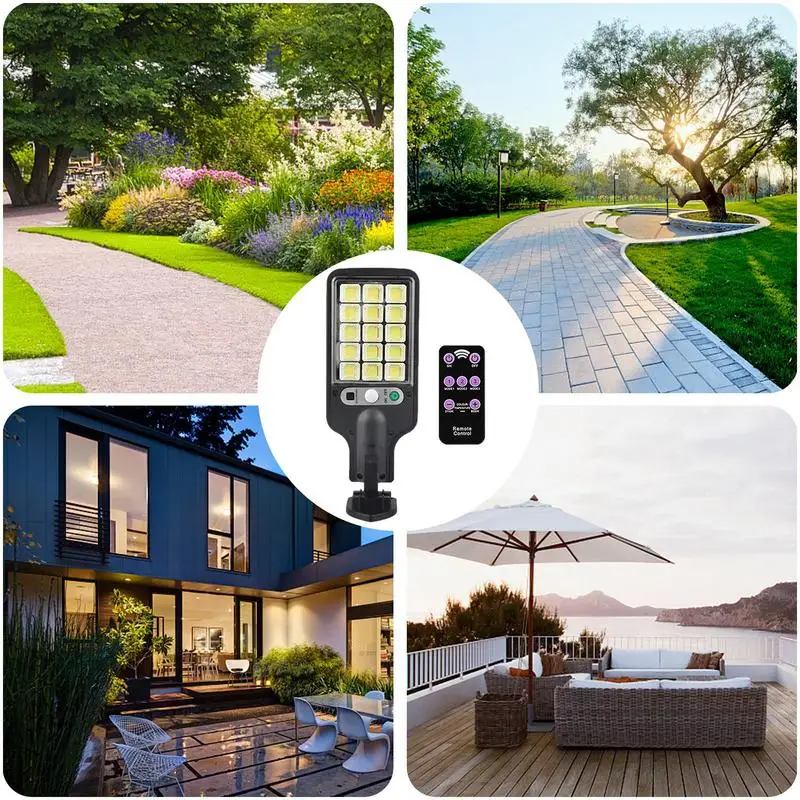 Sensor Light Outdoor Led Outdoor Lights Solar Powered With 3 Modes Smart Motion Light Bright Outdoor Sensor Light For Pathway