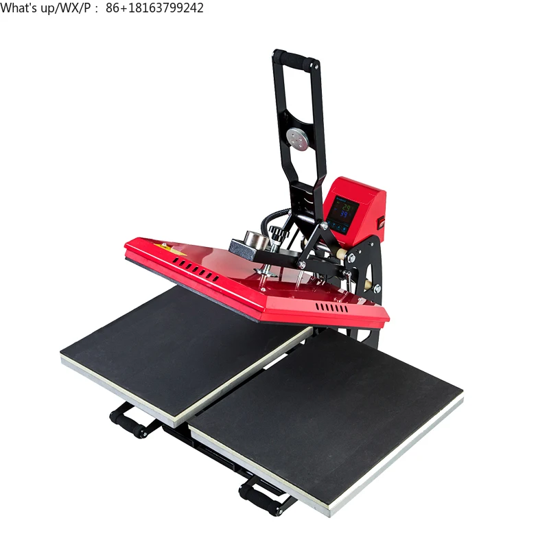

Factory Direct 15x15 16x20 16x24 Auto Open Slide Out Dual Station Heat Press Machine