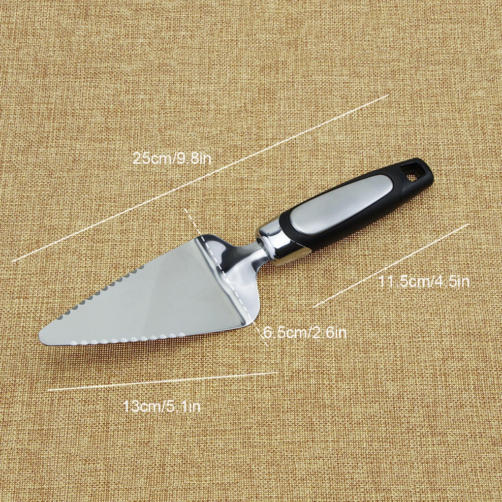 Stainless Steel Cake Server Rectangular Bakery Pizza Serving Spatula