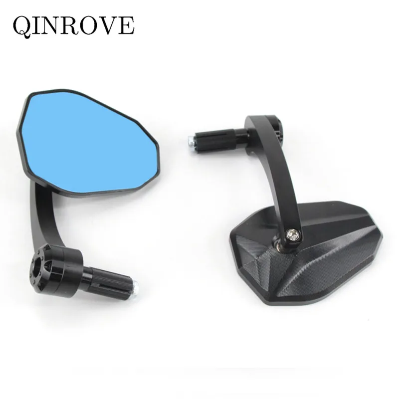 

17-22mm Bar End Mirror For Motorcycle Aluminum Alloy Mirror Universal For Aprilia Pegaso 650 SR 50 RS660 Dorsoduro Benelli 752