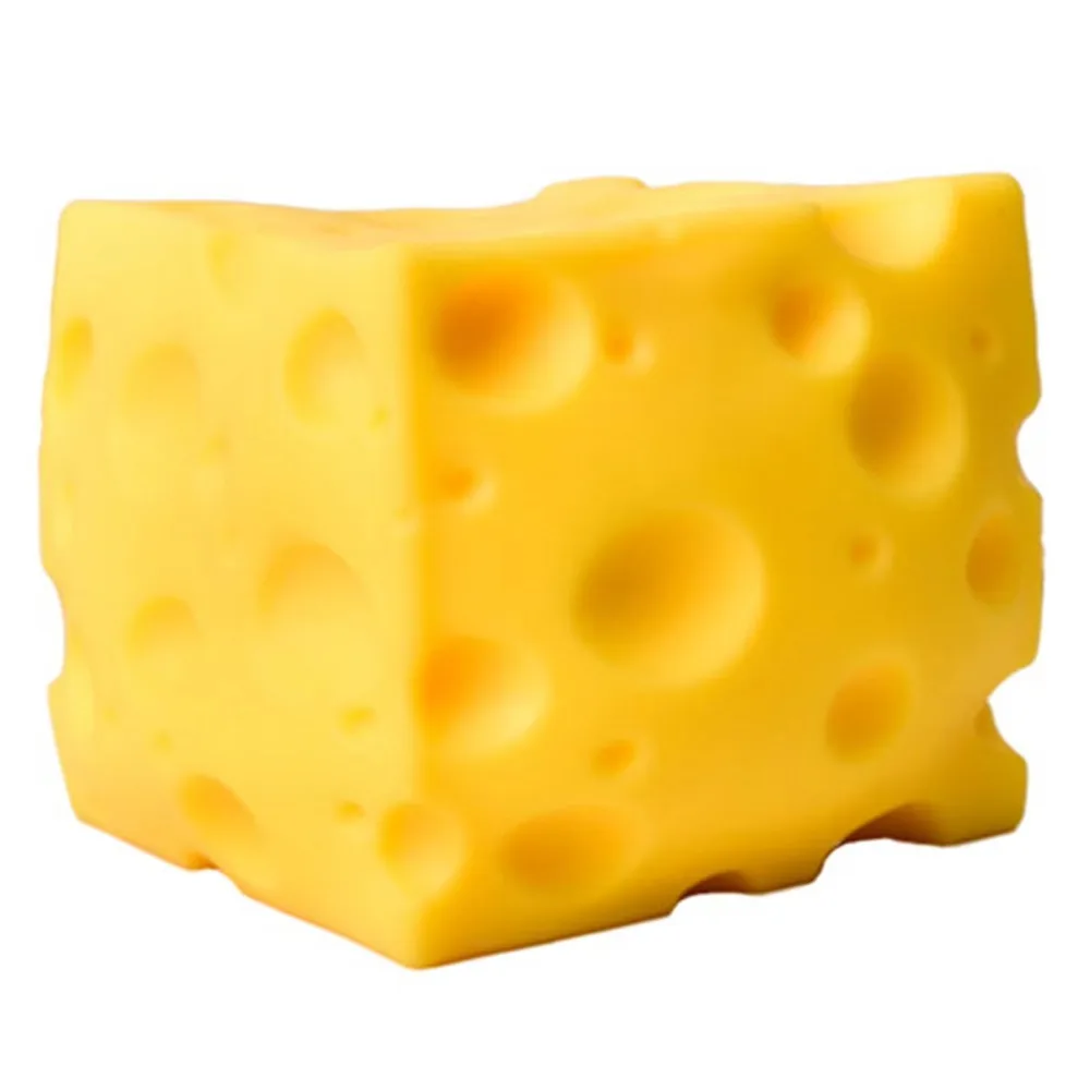 Extra Large Size Cheese Squeeze Toy Slow Rebound Super Soft Cheese Pinch Ornament Realistic Cheese Slow Rebound Fidget Toy