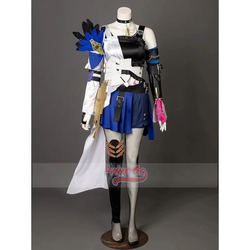 

Honkai Star Rail Serval Cosplay Costume Wig Women Game Serval Role Play Outfit C08286E-B