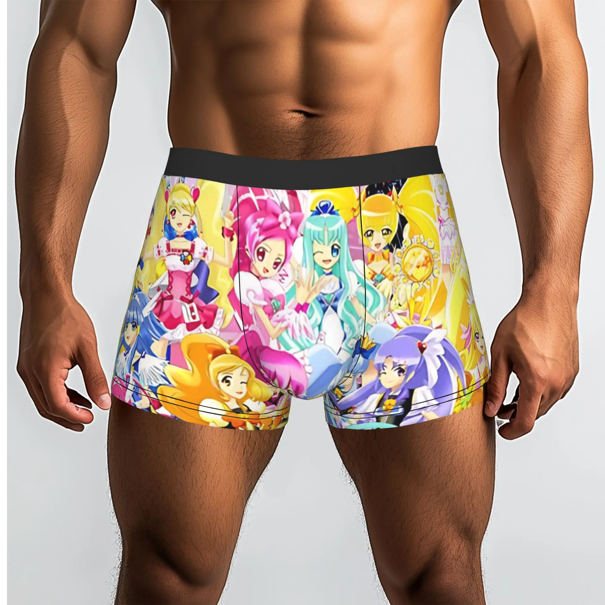 Smile Precure! Bandai Pretty Cure Underpants Breathbale Panties Men's Underwear Ventilate Shorts Boxer Briefs