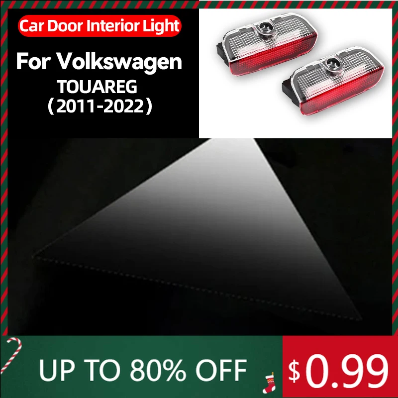 

Гольф 7 7,5 MK7 MK7.5 GTI 2026 Горячая для VOLKSWAGEN VW 2 шт. Светодиодная проекционная предупреждающая декоративная лампа для VW Touareg 2011-2013-