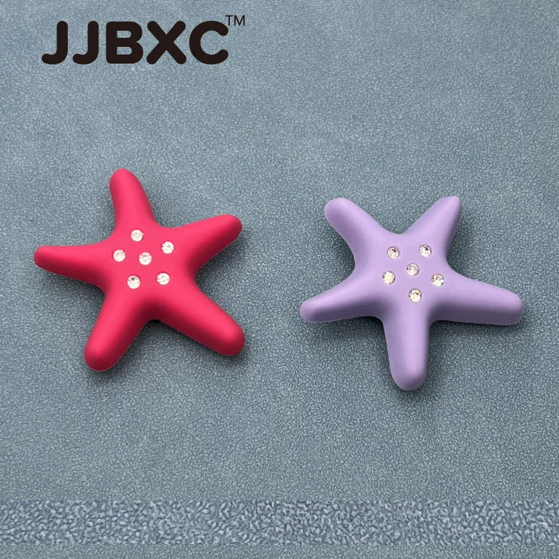 JJBXC CHARM Shoe Buckle Shoe Accessories Ocean Diamond Starfish Shoes Flower DIY Fashion Shoes Accessories