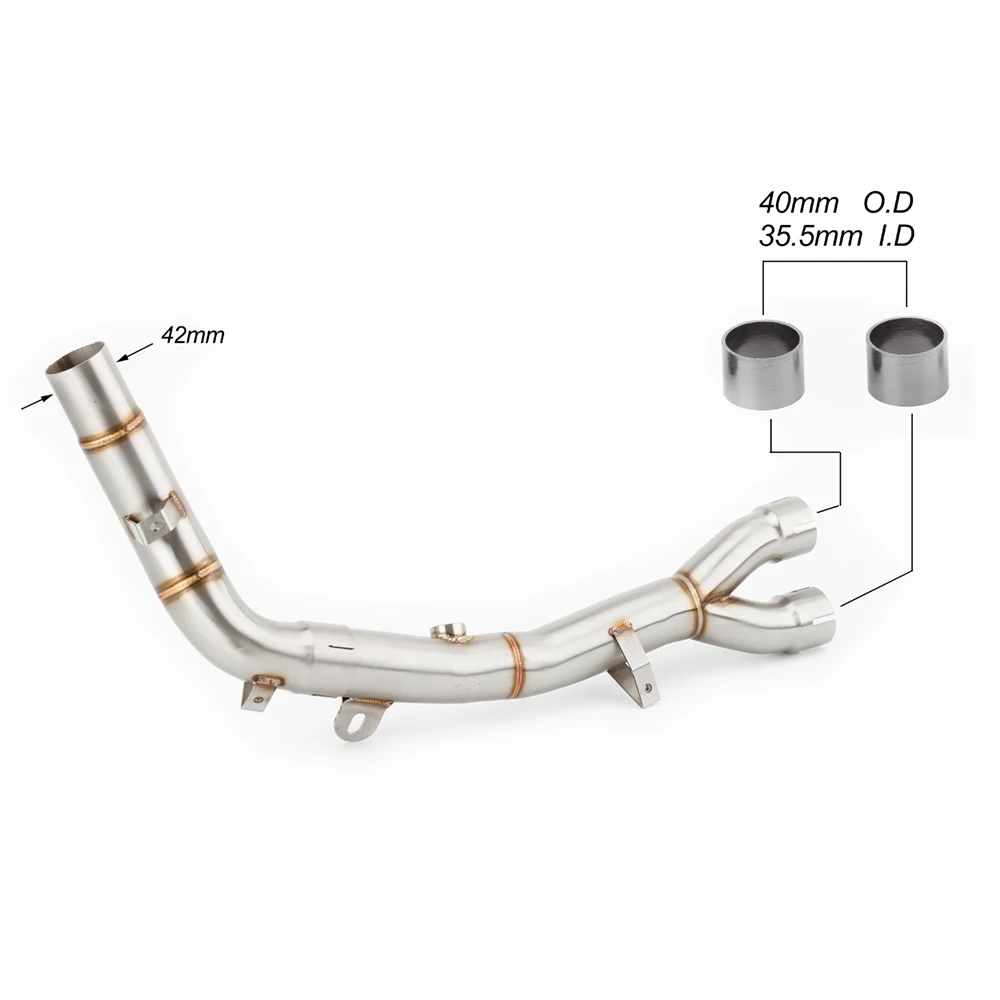 

For Honda Transalp 700 2008-2014 2015to2017 XL 700 V Transalp XL700 08-2017 Escape Motorcycle Exhaust Pipe Slip-on Header Link