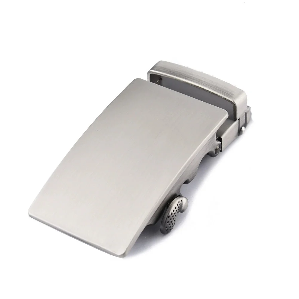 Męska automatyczna klamra do paska ze stopu, wysokiej jakości czarna metalowa klamra, męska biznesowa casualowa szeroka metalowa klamra do paska.