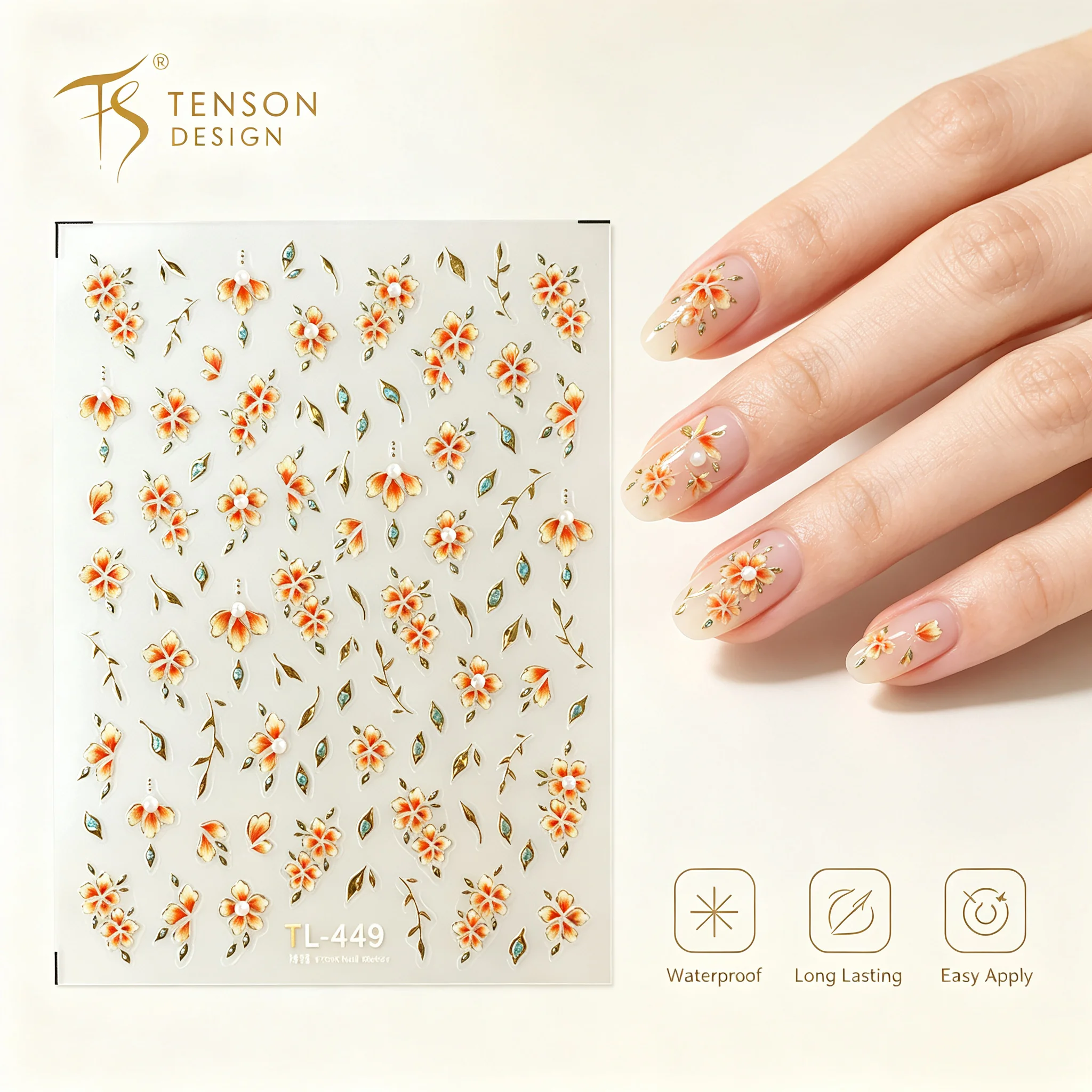 ملصقات أظافر تينسور نيل بتصميم - مراجعة Nail Art Elegan وسعره
