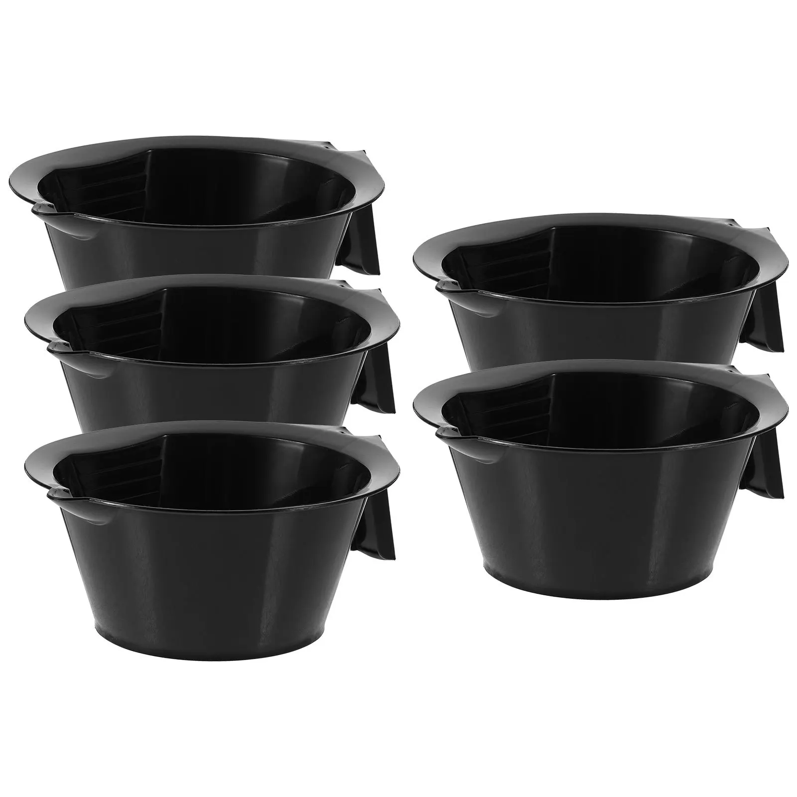 5Pcs Hair Dye Bowl Stackable Mixing Tint Bowls Hairdressing Hair Coloring Treatment Salon Tool Mixing Tint Bowl - Image 3