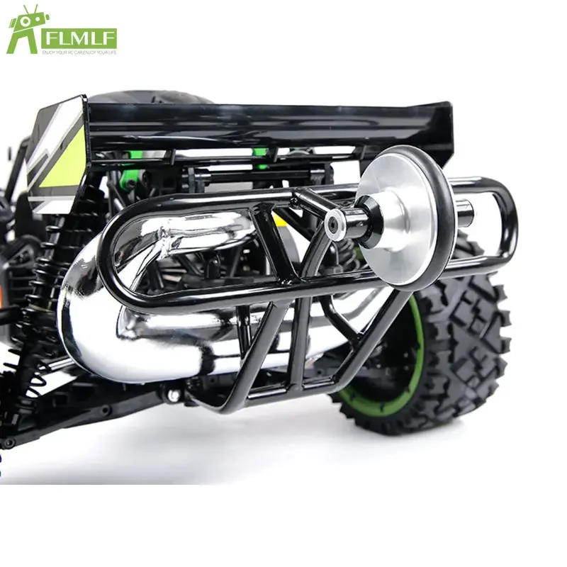 Aluminiowy zderzak tylnego koła z pojedynczym zestawem kół tylnych pasuje do 1/5 HPI ROFUN BAHA ROVAN KM BAJA 5B 5T 5SC Rc Car Toy Game Parts