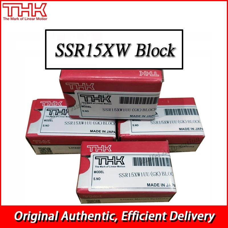 100% Original THK SSR15XW SSR15 SSR15XW1UU SSR15XW1SS Linear Guideway Slider Janpan New Rail Block Roland Printer Rail Slider