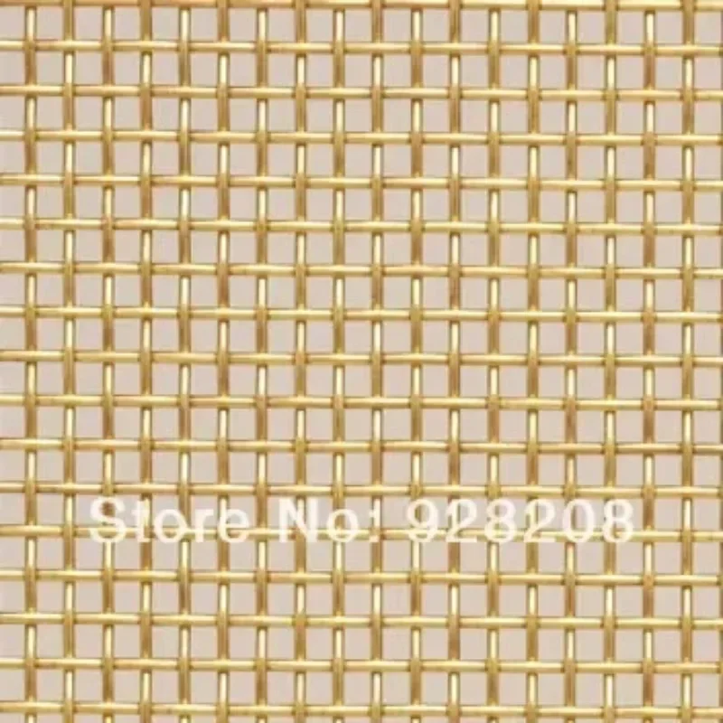 Brass Woven Screen Mesh 500x1000mm, For Air Ventilation And Filtering