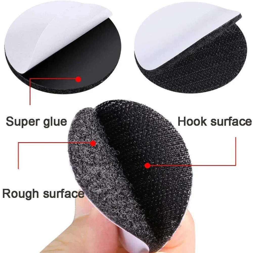 Non-slip Holder Anti-Slip Pad 3mm Thickness 50mm Diameter Black High Quality PVC Round Floors Glass New Useful