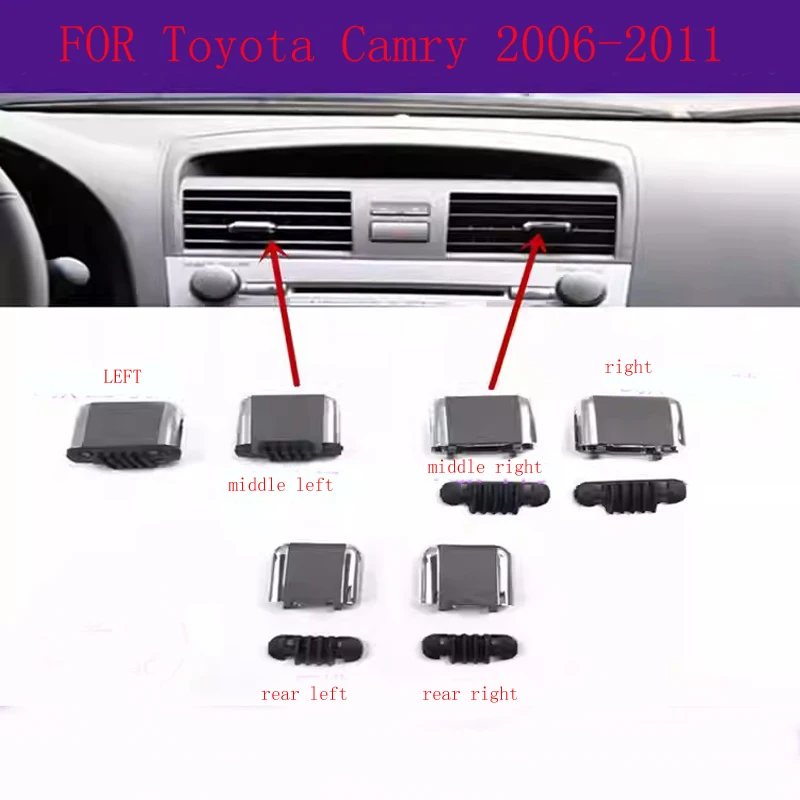 

Air Conditioning Leaf Clip For Toyota Camry 2006-2011 Car Air Conditioning Vent Car Center Dash A/C Vents Paddle