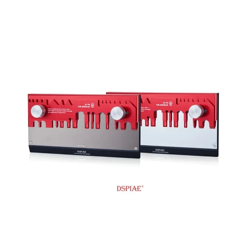 DSPIAE AT-PB 포토 에칭 시트 PE 벤딩 바이스 모델 키트 도구 취미 모델 제작 도구 양면 크리스마스
