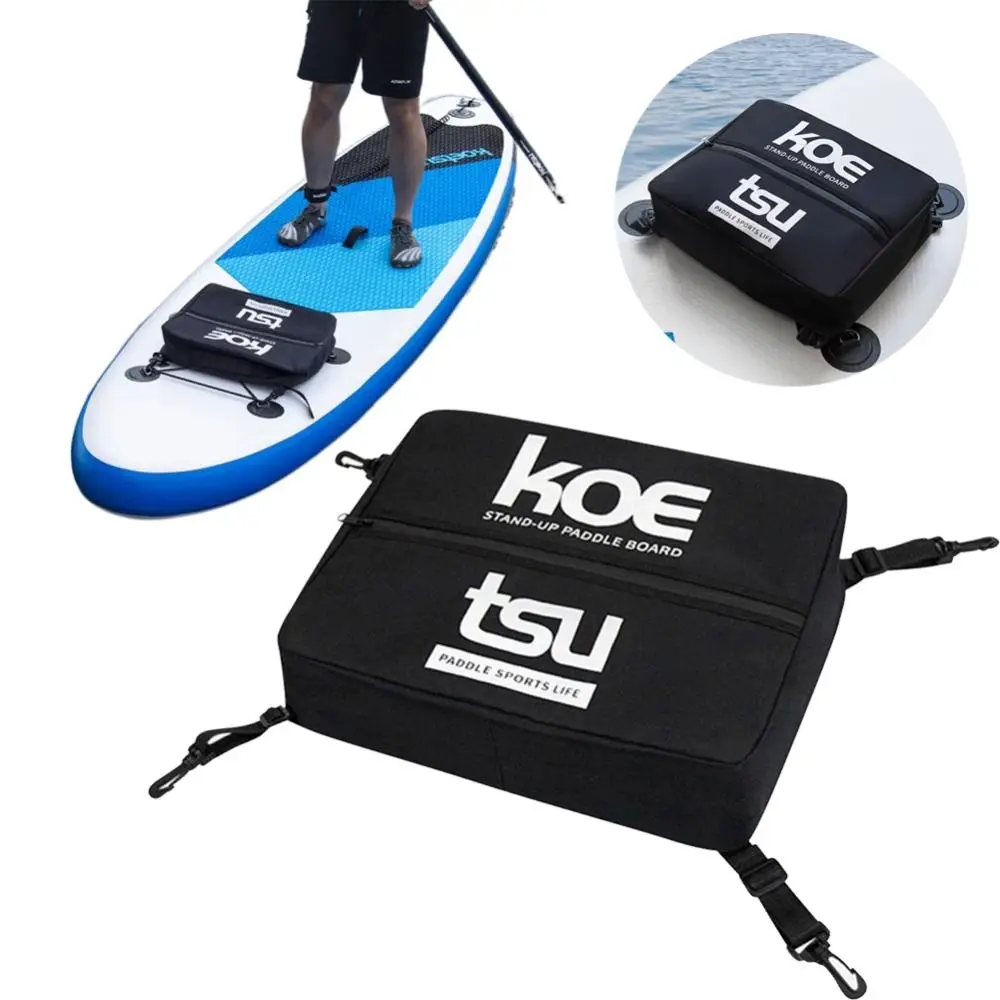 1/2pcs with Fixing Buckle Stand-up Paddle Board Bag SUP Deck Kayak Accessories Food Storage Bag Lightweight Sealed Zipper