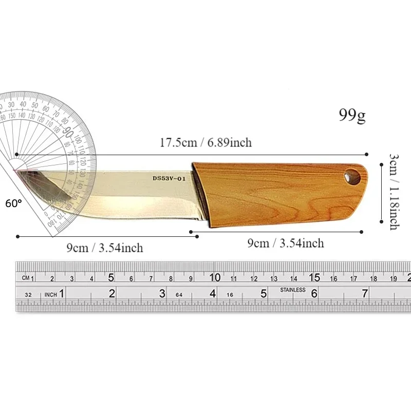 Sheathed portable pocket knife! For wilderness/camping/fishing/BBQ! Multi-scenario application, high quality pocket knife! Best