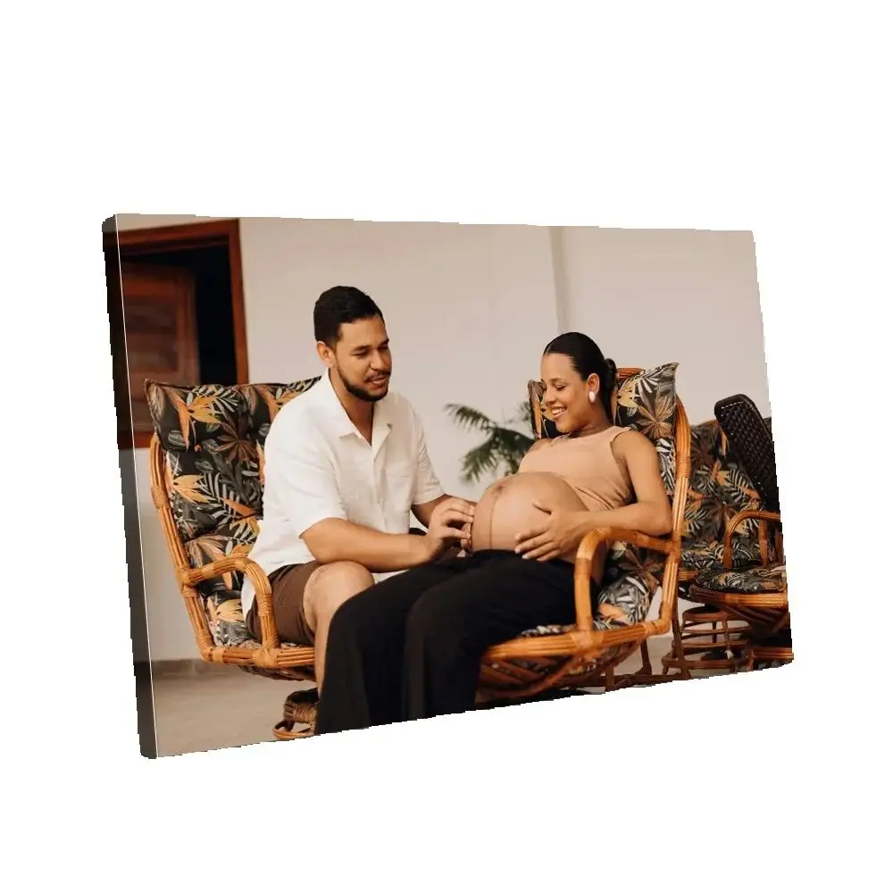 1 قطعة صورة مخصصة مع ملصق بدون إطار DIY، طباعة قماشية مخصصة لعيد الفصح، لوحة معلقة قابلة للتخصيص