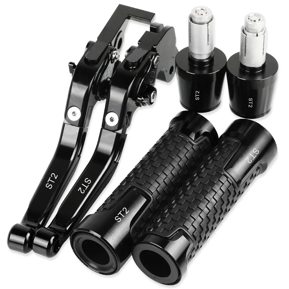 

For DUCATI ST2 1998 1999 2000 2001 2002 2003 ST2 Motorcycle Accessories Aluminum Brake Clutch Levers Handlebar Hand Grips ends