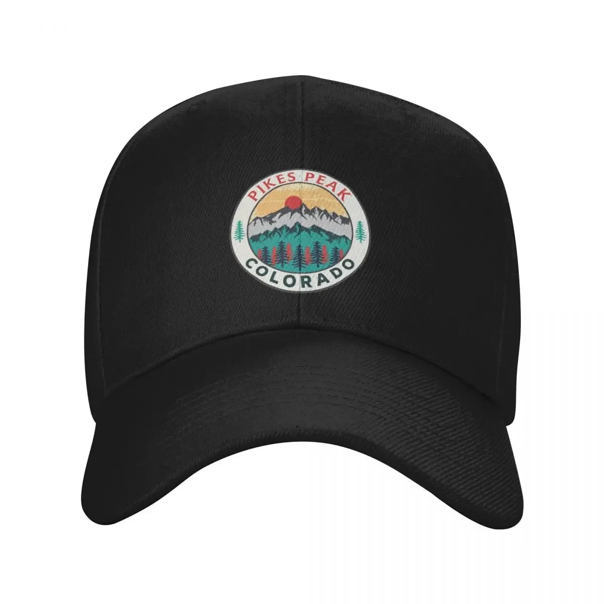 Pikes Peak Colorado Baseball Cap Mountaineering luxury woman cap hats on offer Woman Hats Men's