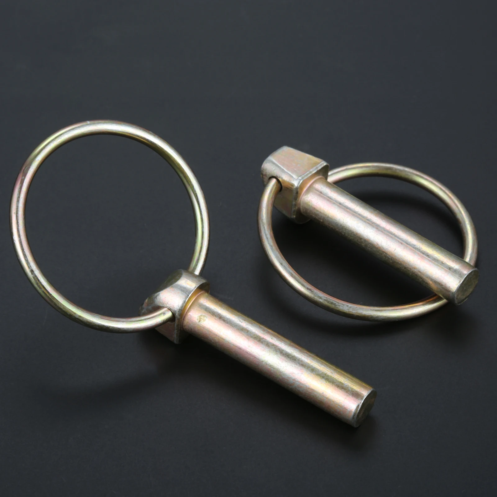 10/5/2pcs O-shape Lynch Pin Heavy Duty Steel Coupler Latch Ring Clip M4.5 M5 M6 M7 M8 M9 M10 M10.5 M11 Boat Tractor RV Truck