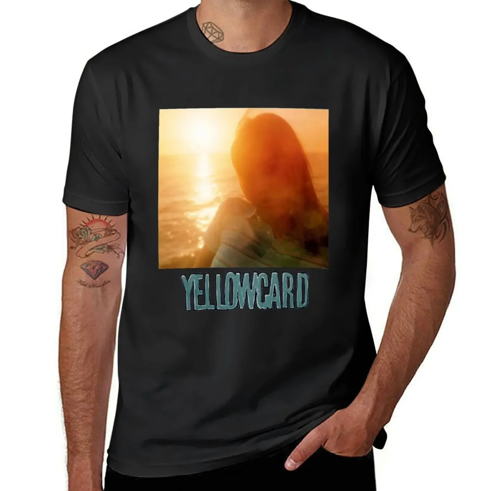 Men_s Yellowcard Ocean Avenue 34 Sleeve Raglan Baseball T-Shirt customs plus size tops quick-drying mens t shirts