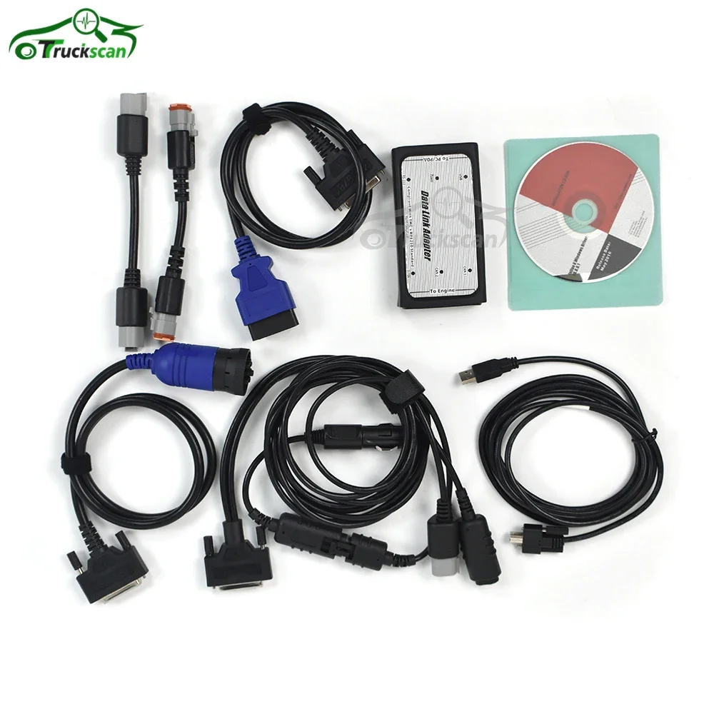 Newest INSITE INCAL OCTOBER CALTERM wITH Metafiles CUMMINS INLINE 6 Data Link Adapter Heavy duty diagnostic tool with Cables