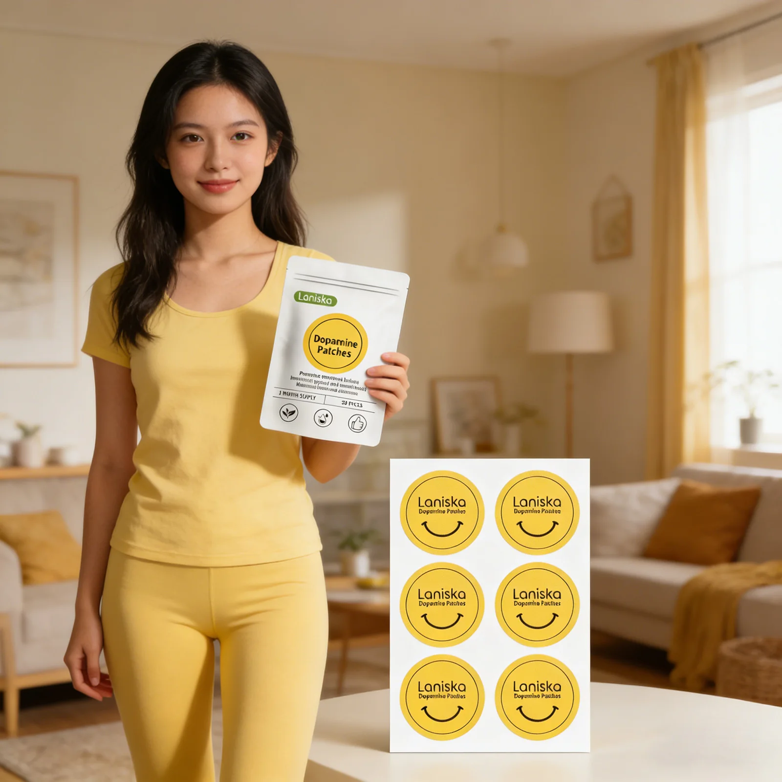 Dopamine Patches Adjust Mood Balance Vitality Boost Rejuvenation Mood Focus Enhancement Stress Relief Aid Wellness Patches 30PCS