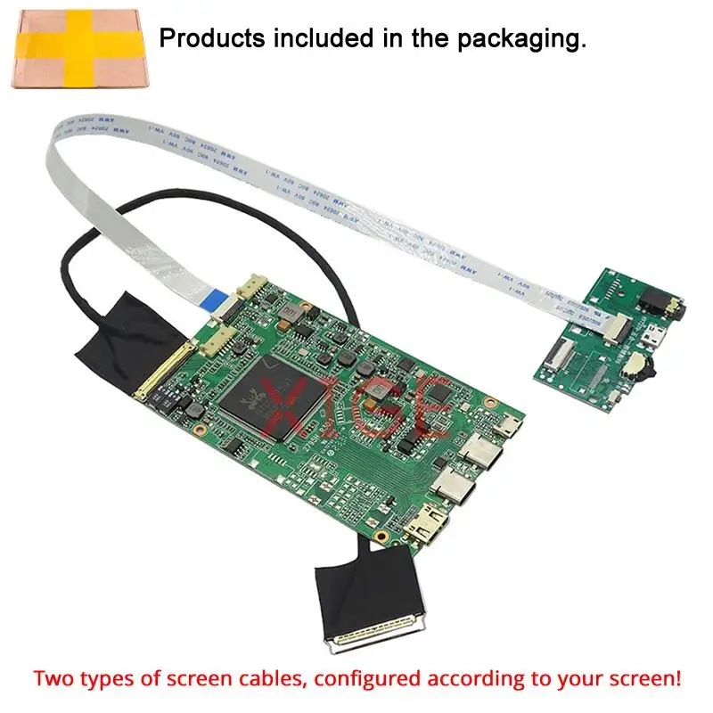 4K Controller Board Fit NV125QUM NV140QUM NE133QUM MNF601EA1 3840*2160 Display EDP 40-Pin 3840x2160 Mini-HDMI USB-C 3.0 Kit DIY