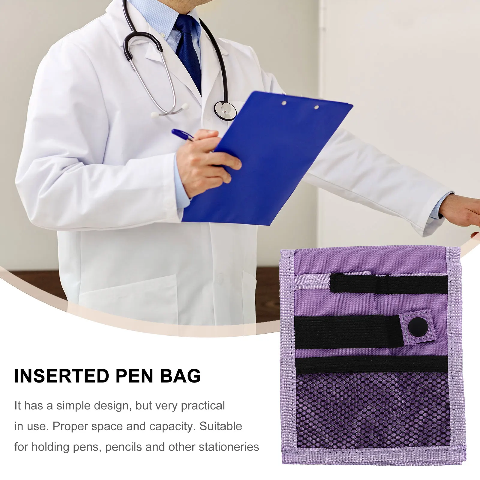 

Oxford Cloth Pen Pouch Daily Use Nurse ganizer Doctor Pocket Storage Stationery Tool Pencil Case Desk ganizerInserted Bag Holder