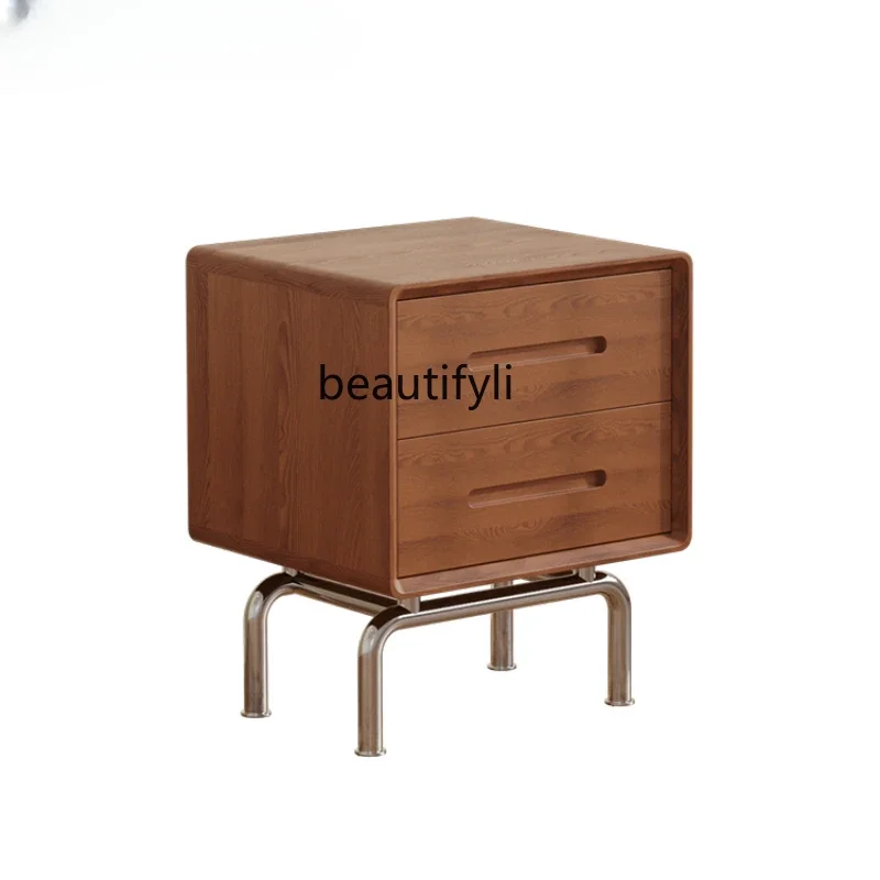 

x11Solid Wood Bedroom Bedside Bedside Table Simple Bedroom Bedside Storage Cabinet