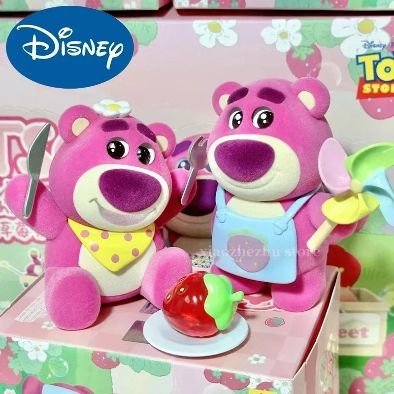 Disney lotso morango pomar série caixa cega anime misterioso surpresa figura modelo boneca dos desenhos animados brinquedo crianças presente decoração