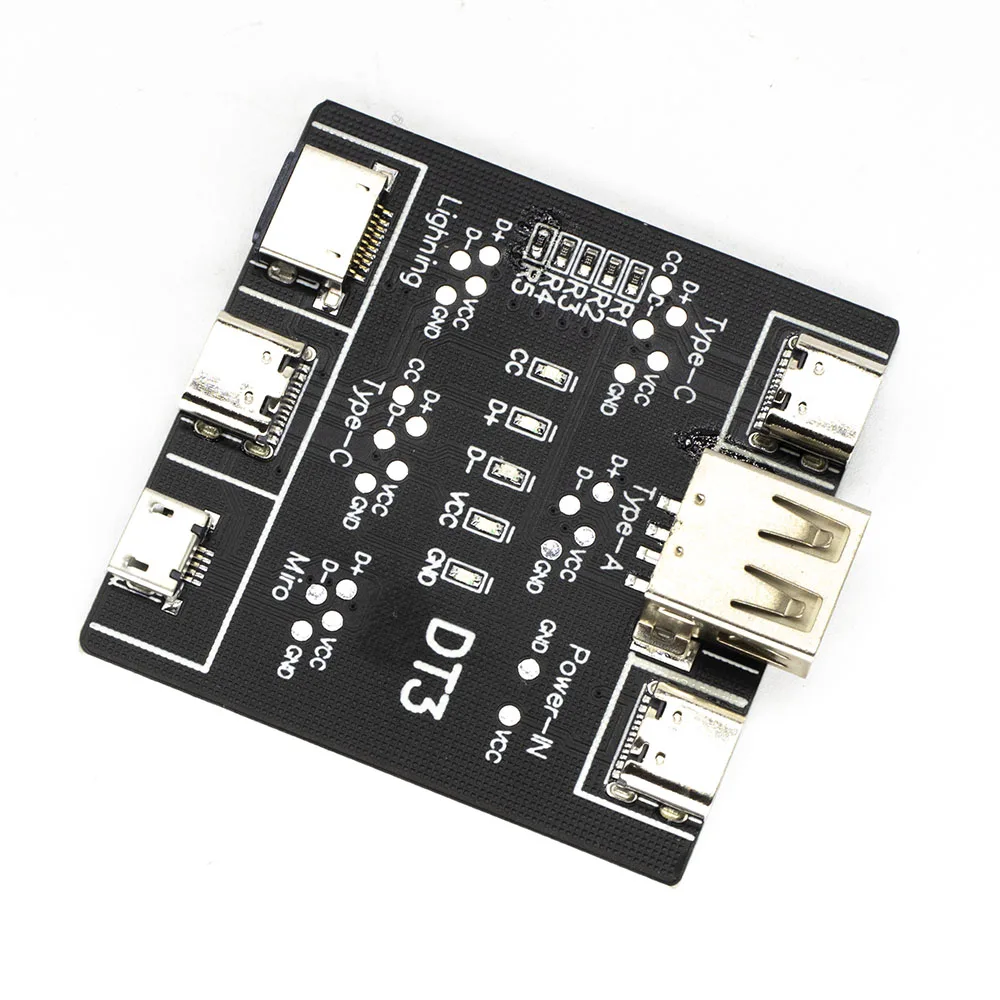 DT3 Datakabel Detectie Board Usb Kabel Tester Voor Ios Android Type-C Kortsluiting Op-Off Switching test Board Tool