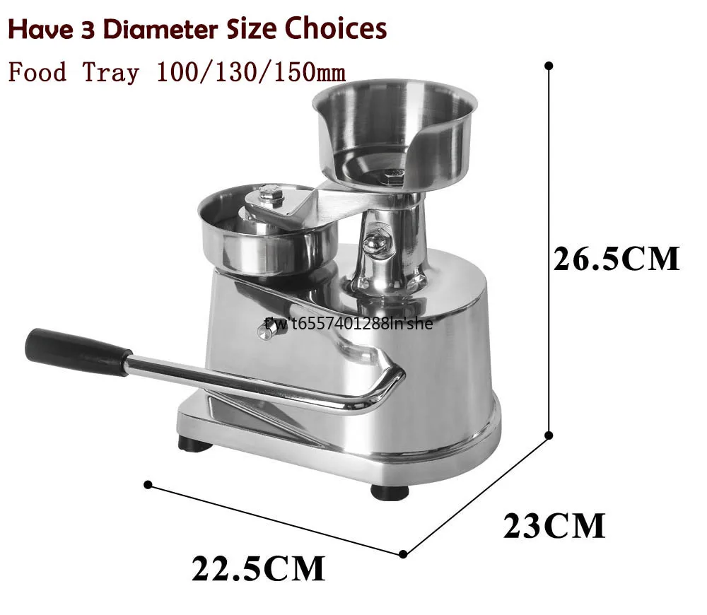 Hamburger Press 100mm-150mm Manual Burger Maker Equitment Round Meat Shaping Stainless Steel Machine Forming Burger Patty  Maker