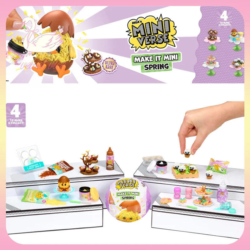 

Original Miniverse Make It Mini Spring Mini Collectables Mini Ball Blind Ball Ornament Collection Kids Birthday Gifts