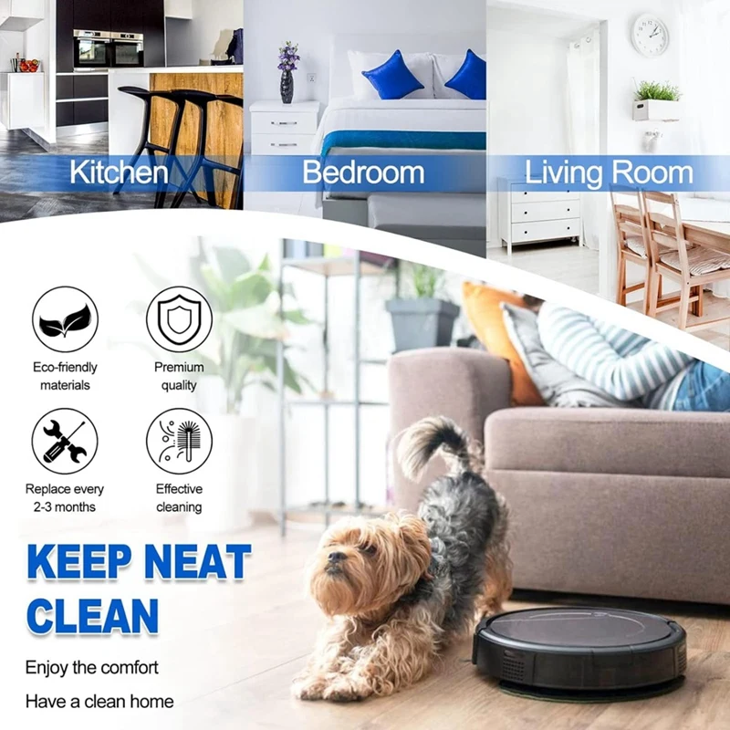 ชุดอะไหล่ทดแทนสำหรับ Ecovacs deebot ozmo T8 aivi T8 N8โปร N8หุ่นยนต์ดูดฝุ่นอะไหล่สำรอง