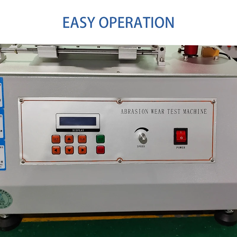 Alcohol Rubber Wear Tester Sublimation Fastness Abrasion for Machine LED Digital Display 1 Year Warranty 5-100rpm