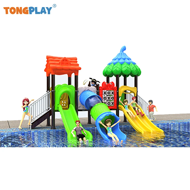 Plastic Slide Playground Aqua Play Equipment For Children Playground Water Slide Manufacturer Water Park Equipment