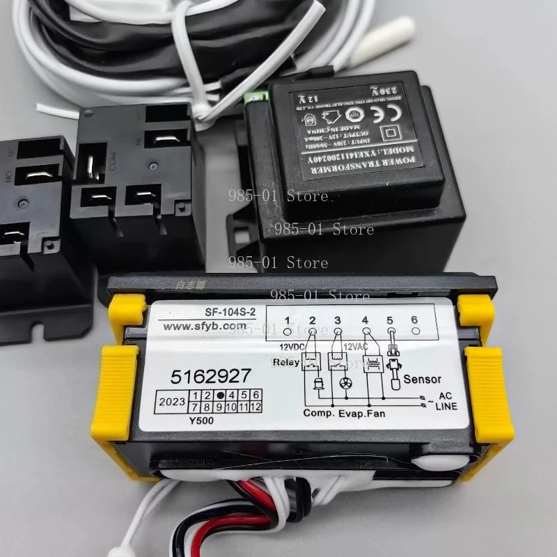 

SF‑104S‑2 Cold Storage Electronic Temperature Controller Adjustable Digital Display Thermostat Accessories