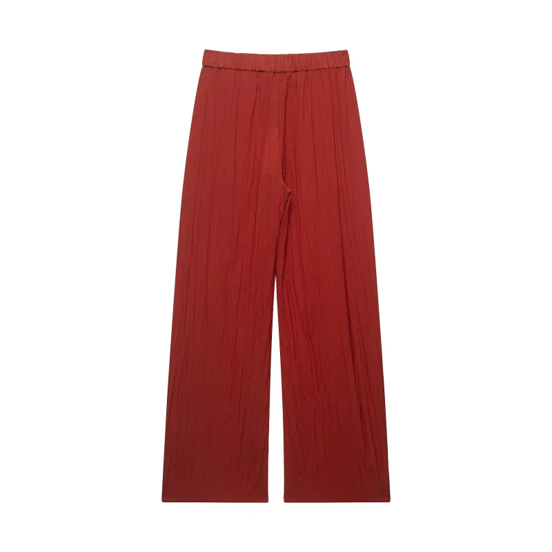2026 Fall New Style Women's Winter Suit Set 2 Piece Double-Breasted High Neck Jacket Mid Waist Trousers With Belt Female Outfit