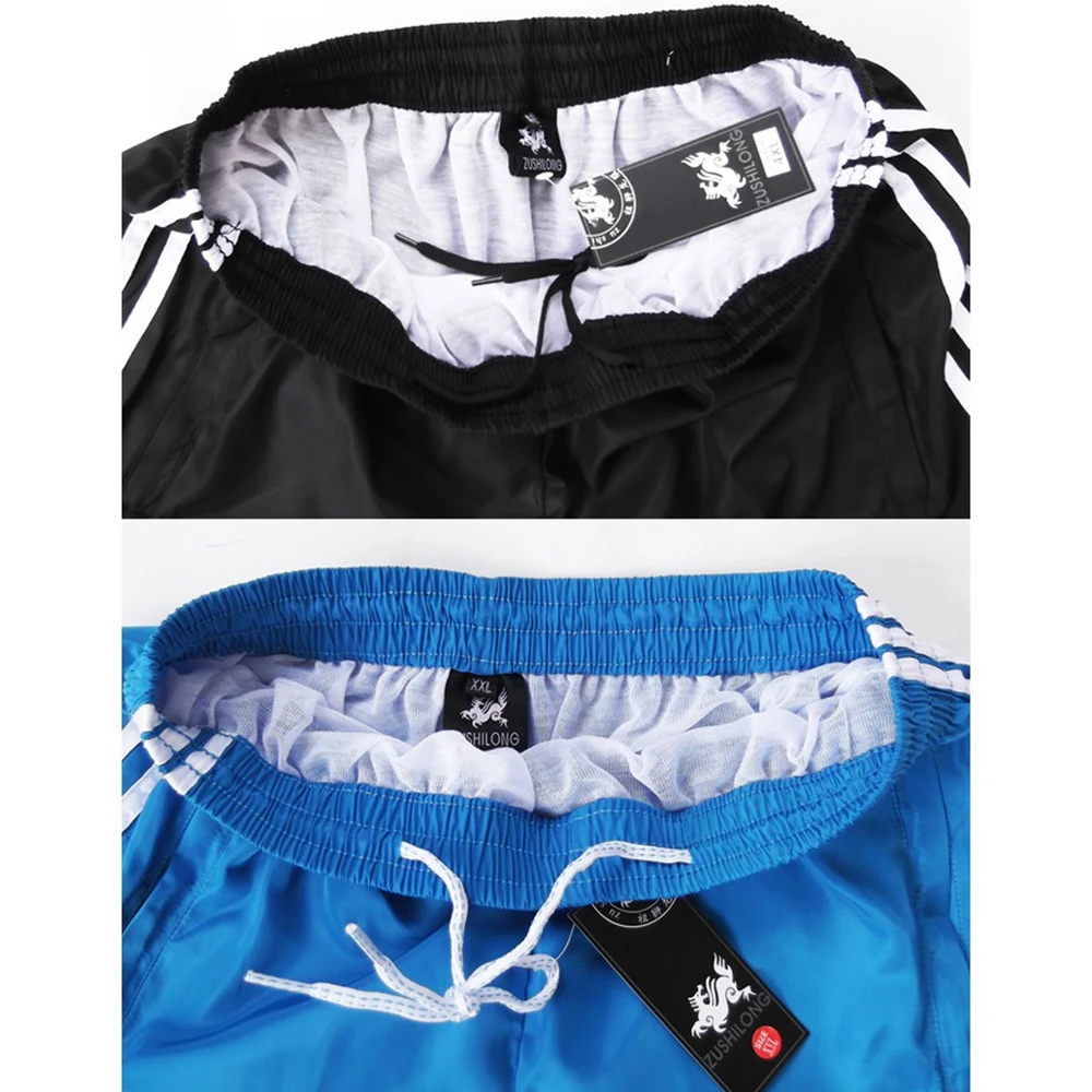 Glossy Pockets Men's Shorts Outdoor Fitness Male Plus Size Casual Sports Basketball Bottoms